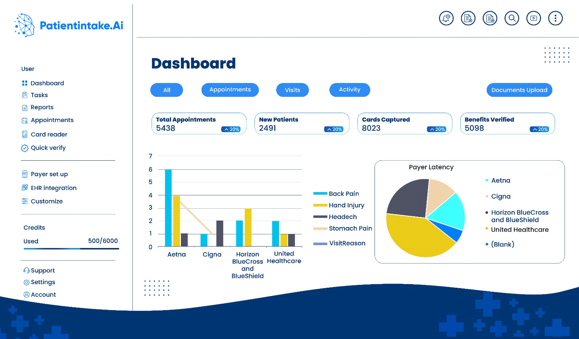 Patientintake-AI-Web-Mockup